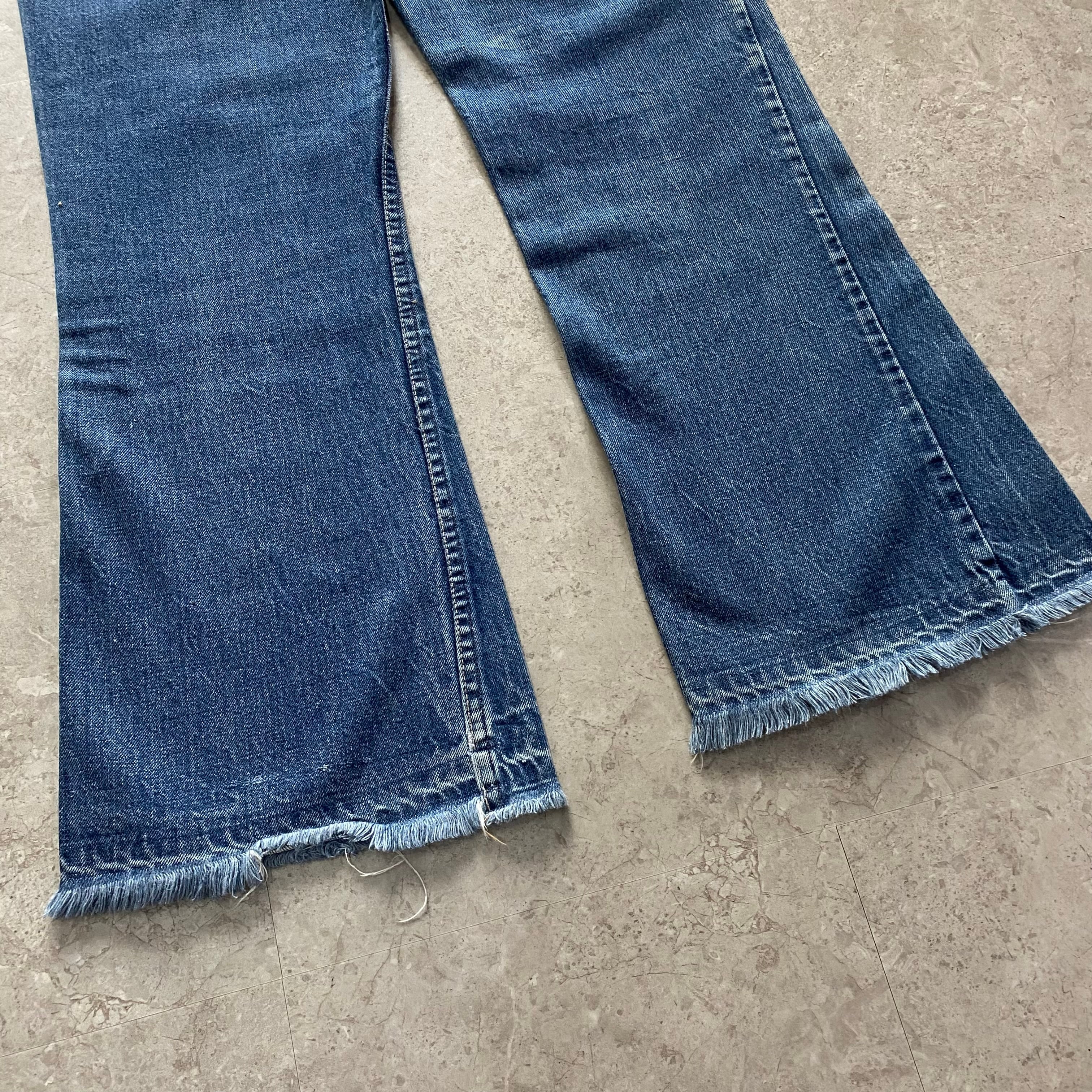 70s Levi's 646 flare denim pants 