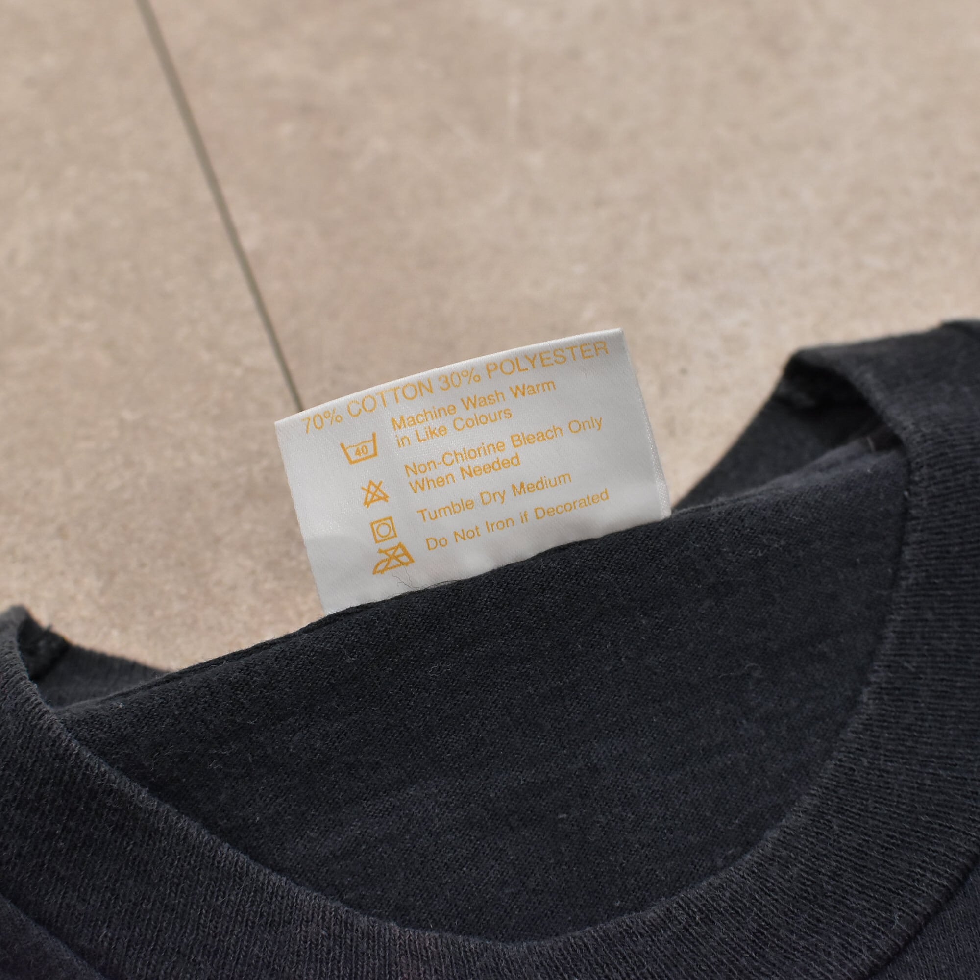 カットソー　M  処分品　Harrods   cotton 100% 美品/ハロッズ Harrods 上質ウール100%ニットカットソー (小さいサイズ