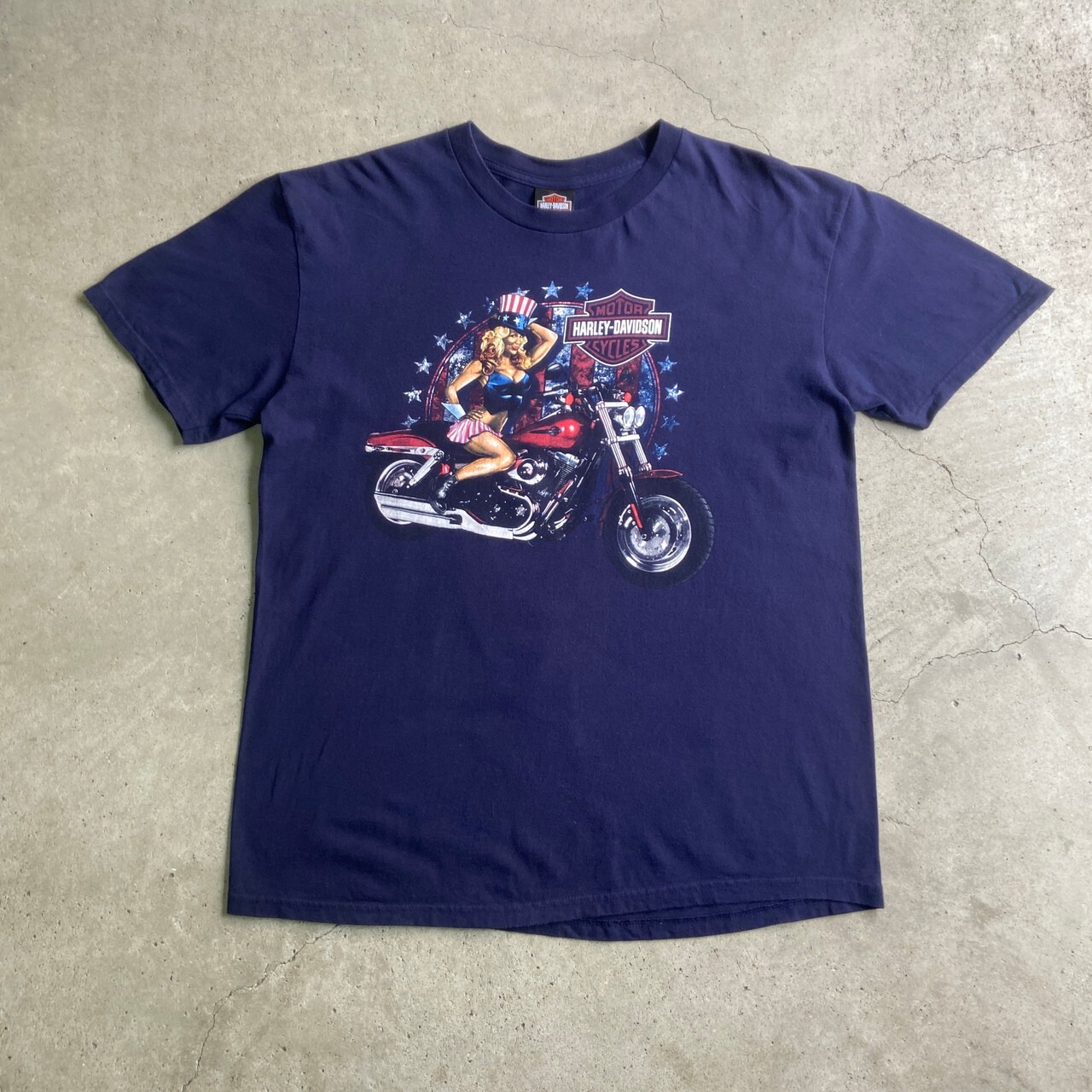 Harley-Davidson ハーレーダビッドソン 女性 両面プリント Tシャツ 