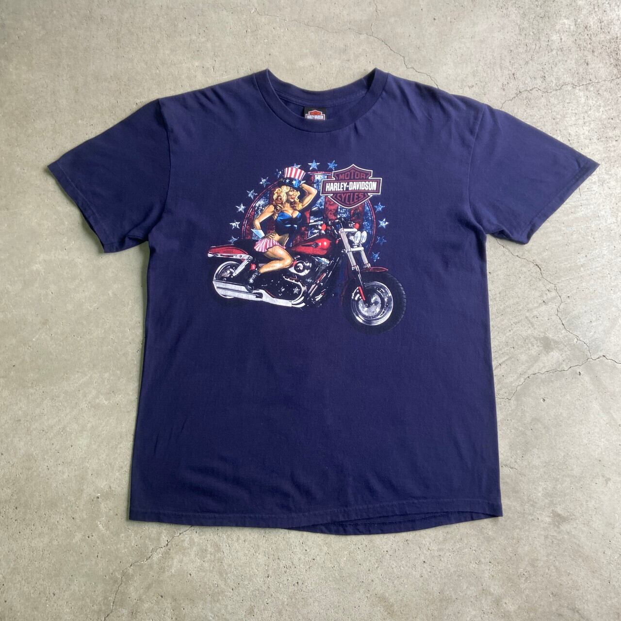 Harley-Davidson ハーレーダビッドソン 女性 両面プリント Tシャツ 