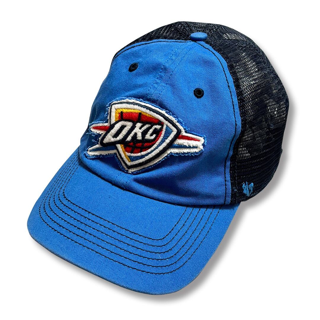Oklahoma City Thunder Logo Patch Mesh Cap. '47