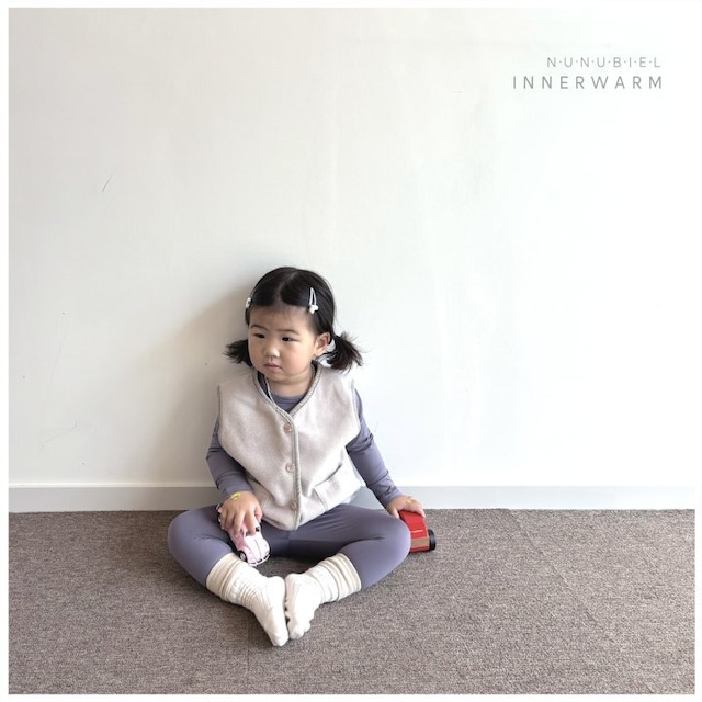 【 即納 】2025 秋新作 nunubiel ヌヌビエル フリースベスト baby&kids