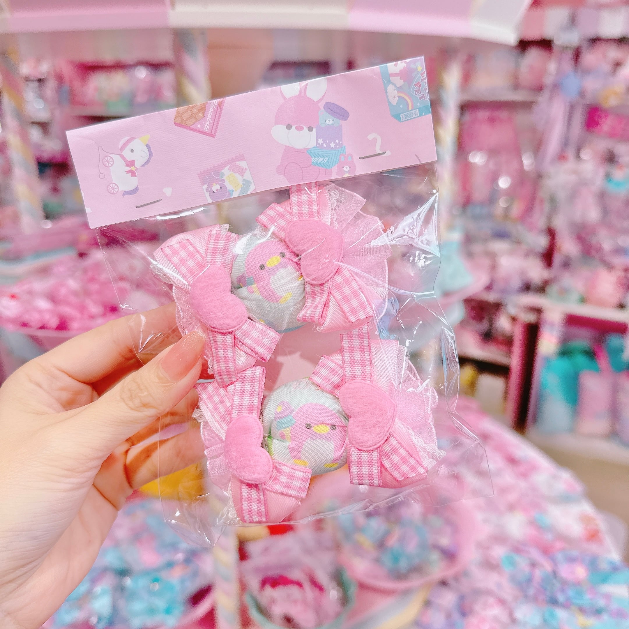 【F1】73-31ツインキャンディヘアクリップ