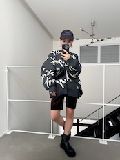 Typo pattern usefull knit/gray