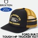 BRIXTON ブリクストン FORD BUILT TOUGH MP TRUCKER HAT メッシュキャップ 帽子 11967 BURNT RUBBER/EMPIRE YELLOW 25FW 日本代理店正規品