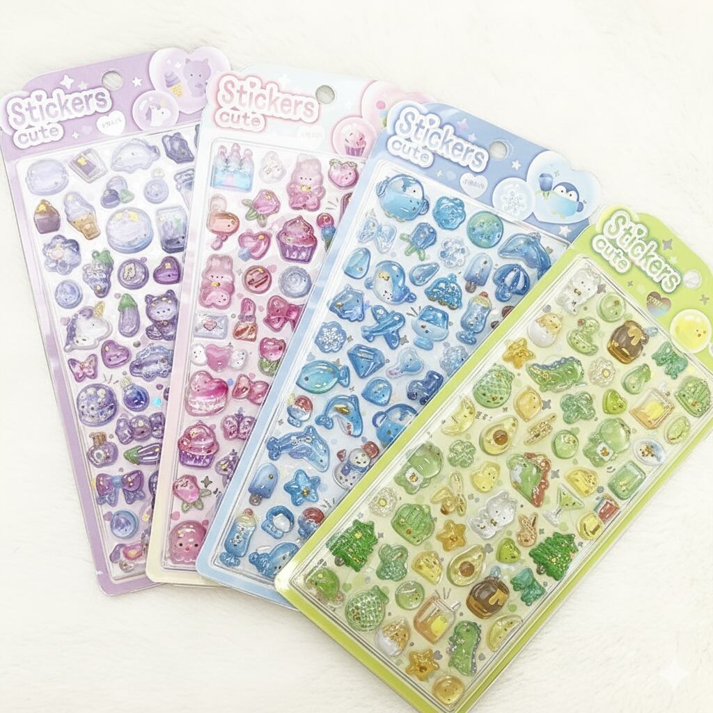 ドロップシール カラフル4種セット | rocca rocco