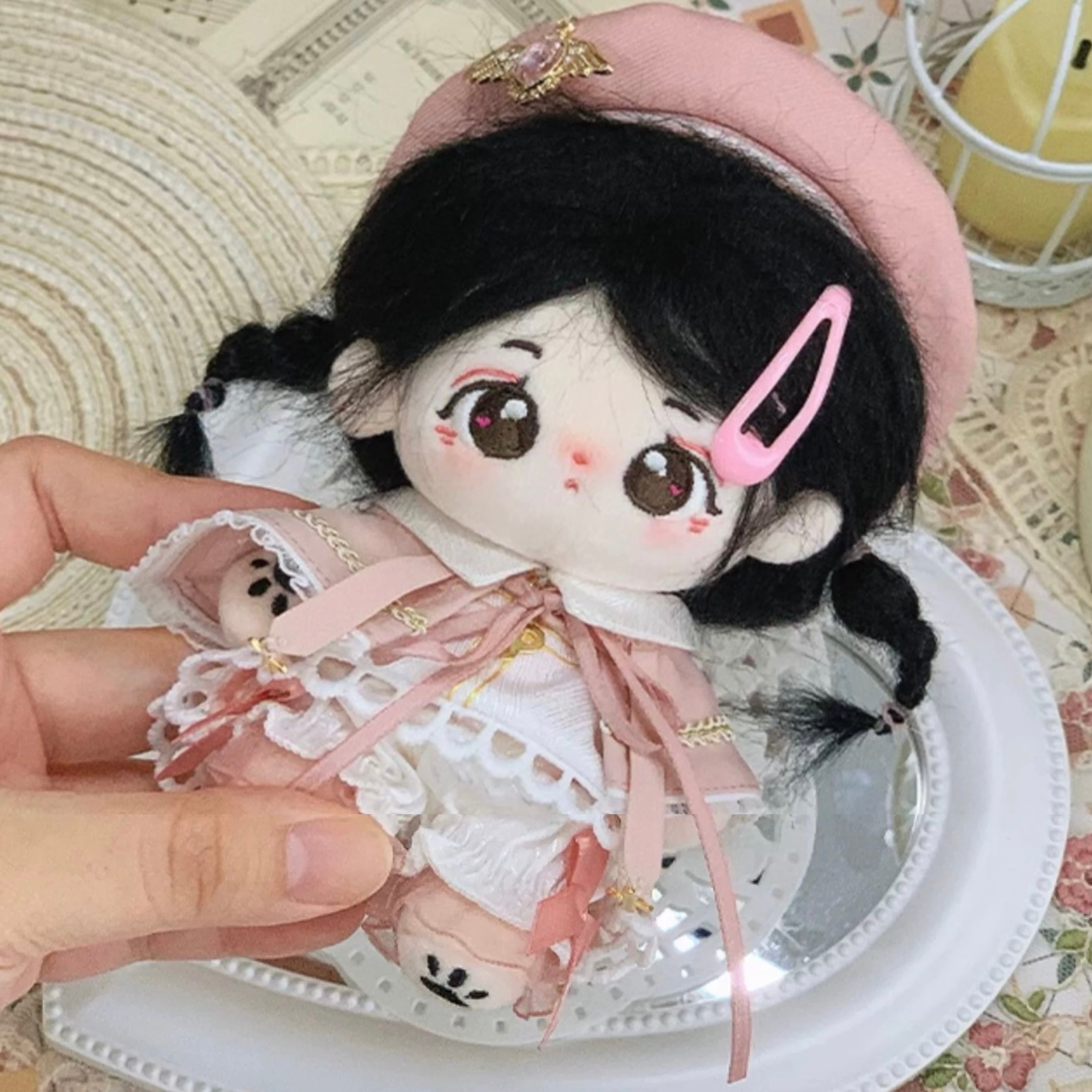 10cmぬい服】天使の聖歌隊コーデ 着せ替えぬいぐるみ用 棉花娃娃お洋服