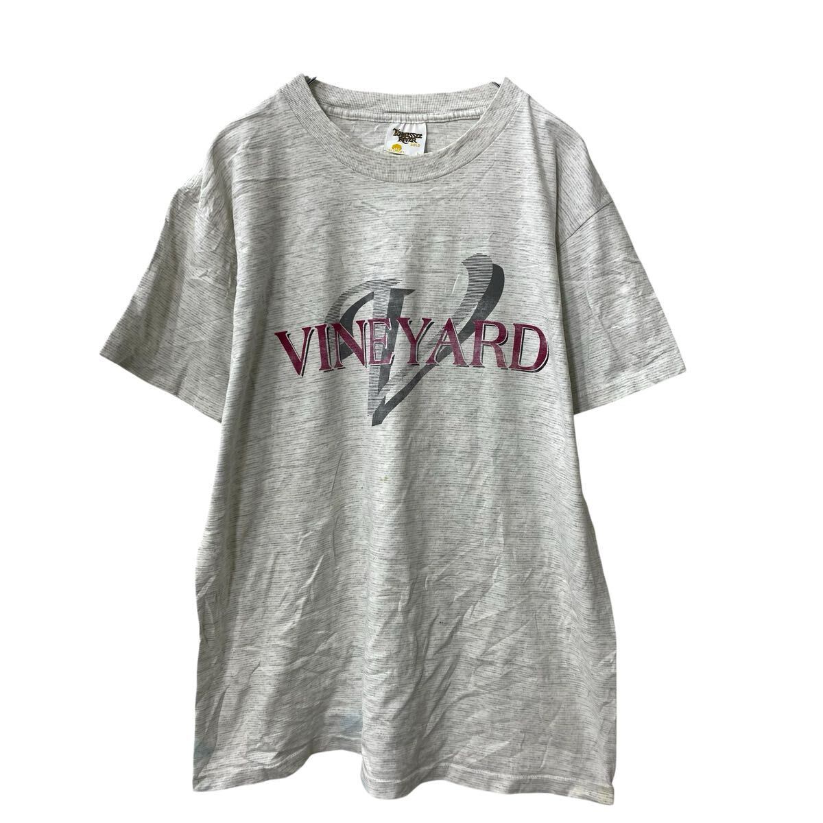 TENNESSEE RIVER 半袖 プリントTシャツ L 杢グレー USA製 テネシー 