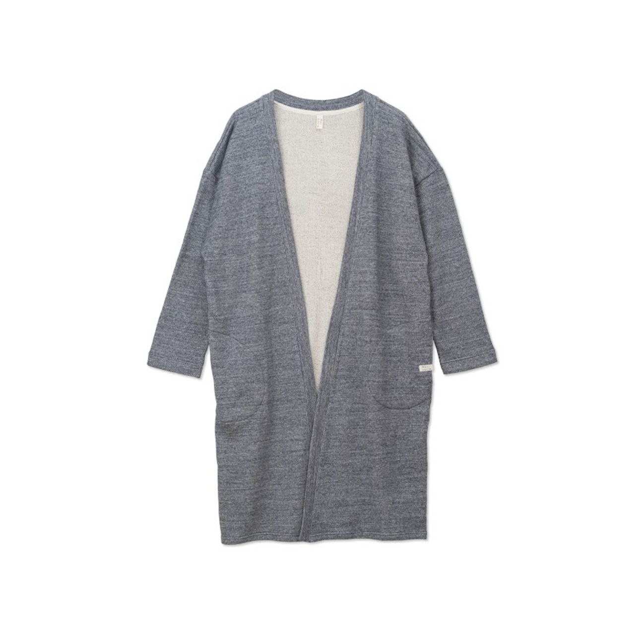 RecycleCotton Sweat Long Cardigan （リサイクルＴＯＰ杢　裏毛　ロングカーデ）N221F414