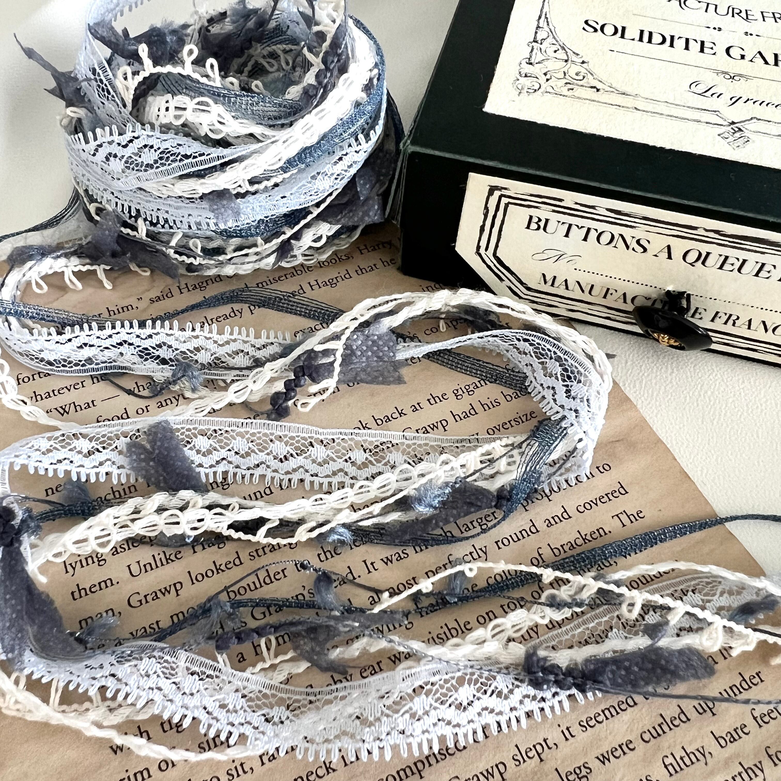 2m 引き揃え糸 レースリボン #246 | La grace インド刺繍リボン 引き