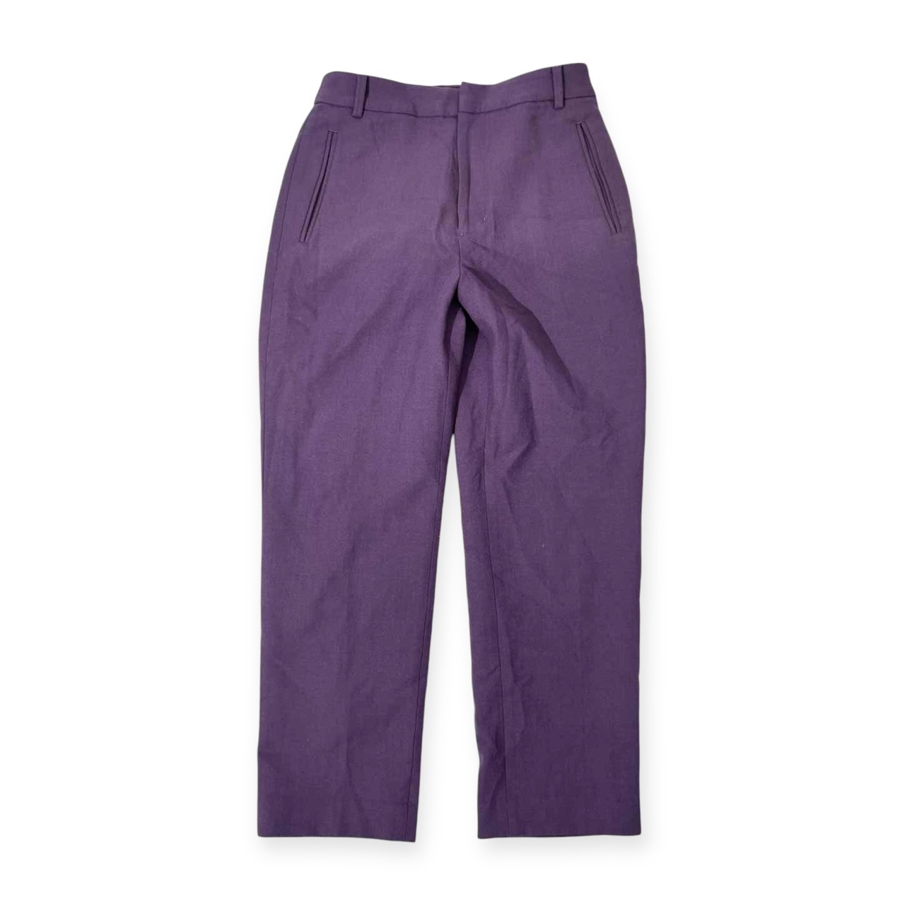 BEAUTY&YOUTH ユナイテッドアローズ ダブルクロススリムパンツ L /パープル/レディース/日本製