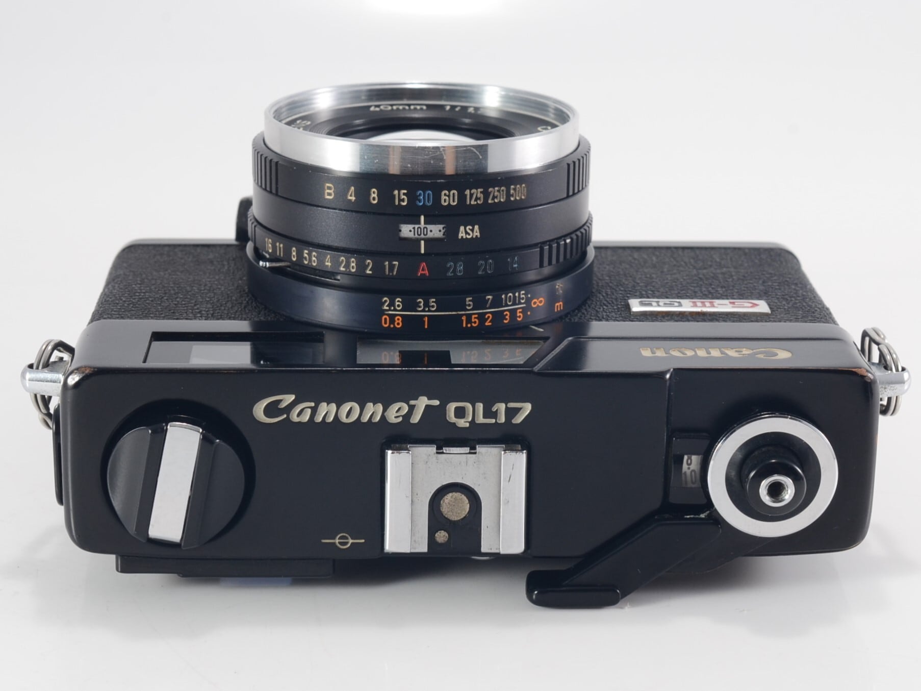 Canon Canonet QL17 GIII G3 ブラック / 40mm F1.7 レンジファインダー