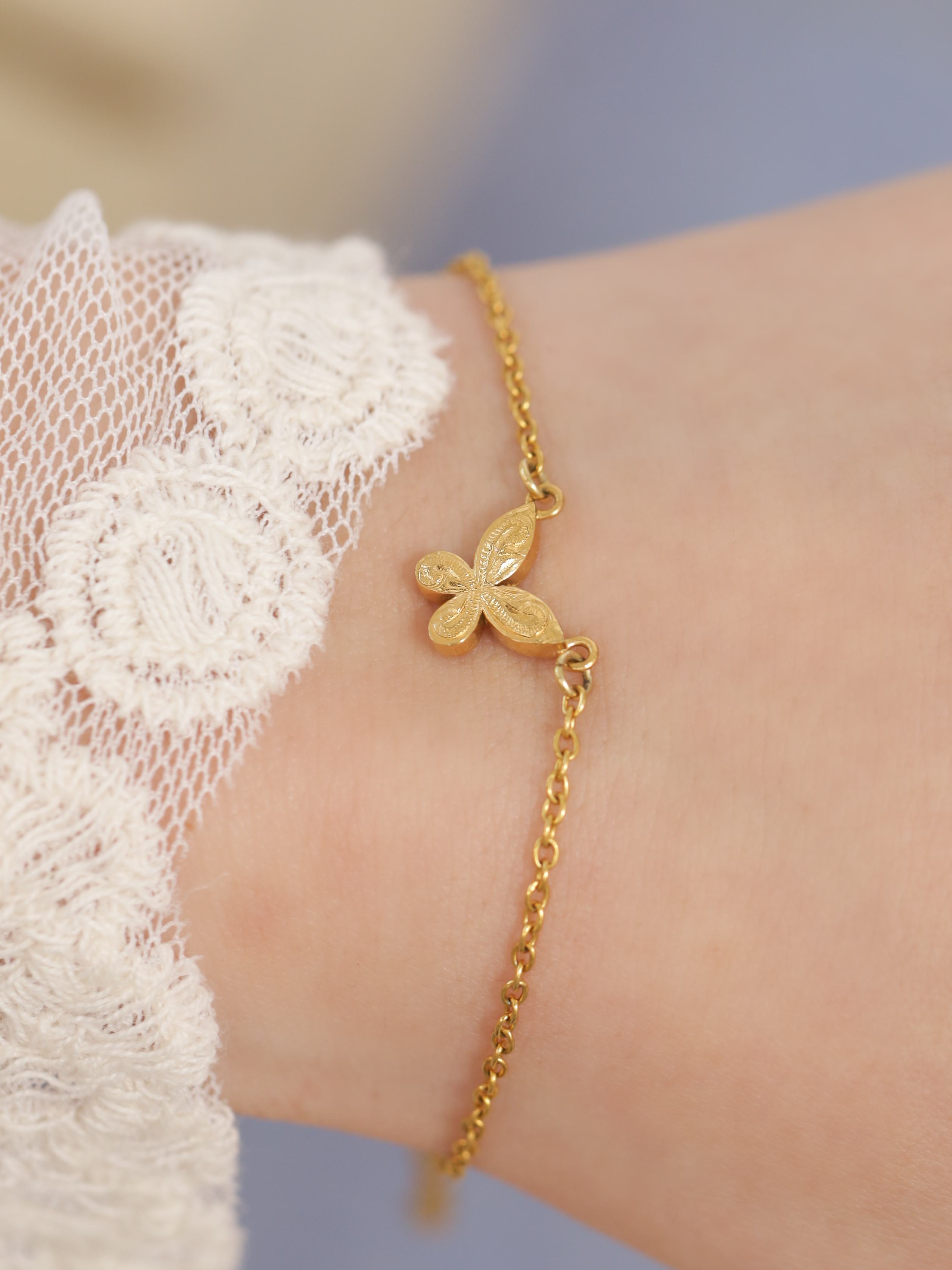 316L hawaiian pulelehua bracelet #b21