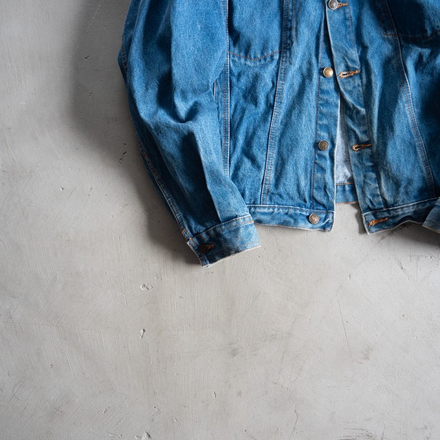 "JG GEAR" used Detachable sleeve denim jacket