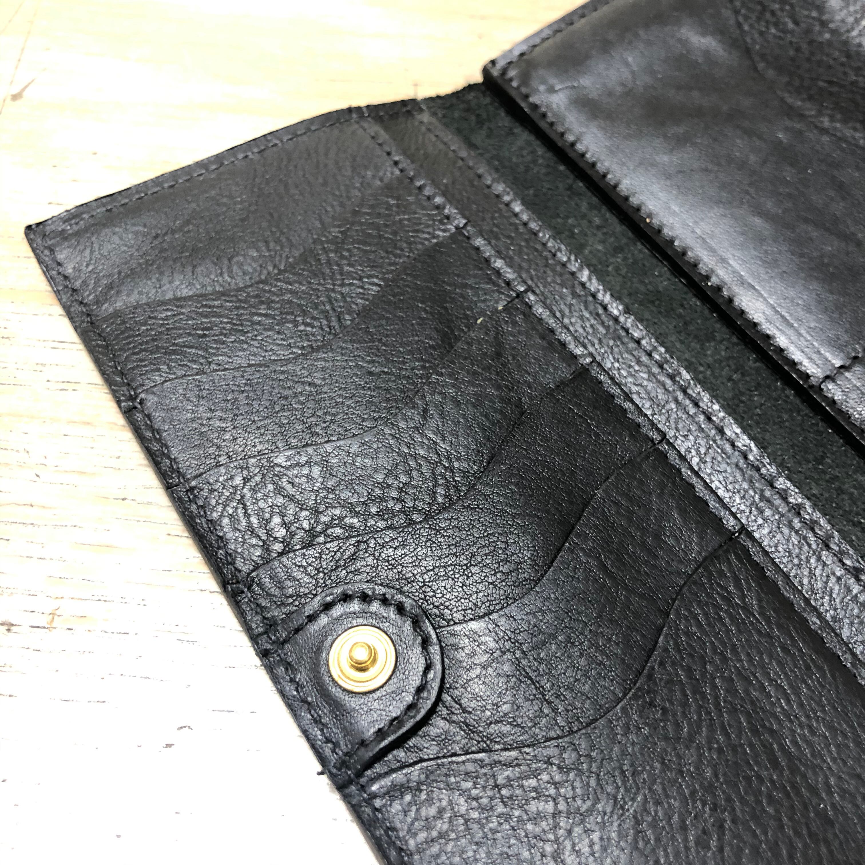 IL BISONTE イルビゾンテ バケッタビンテージレザー 三つ折り長財布