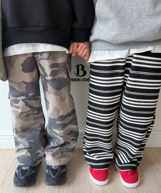 《送料無料》予約:パフュームボーダーパンツ【BIENJOIE】※ジュニアサイズ