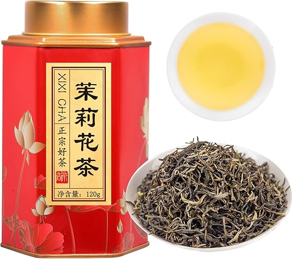 XIXICHA ジャスミン茶 2024?茶新茶 茉莉花茶 香り濃厚 特級ジャスミン