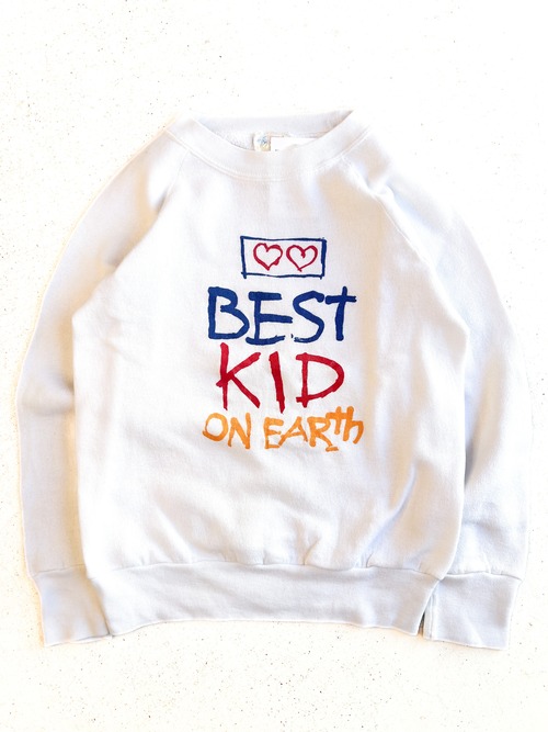 【120cm】VINTAGE 90's 英字プリント スウェット【9947】