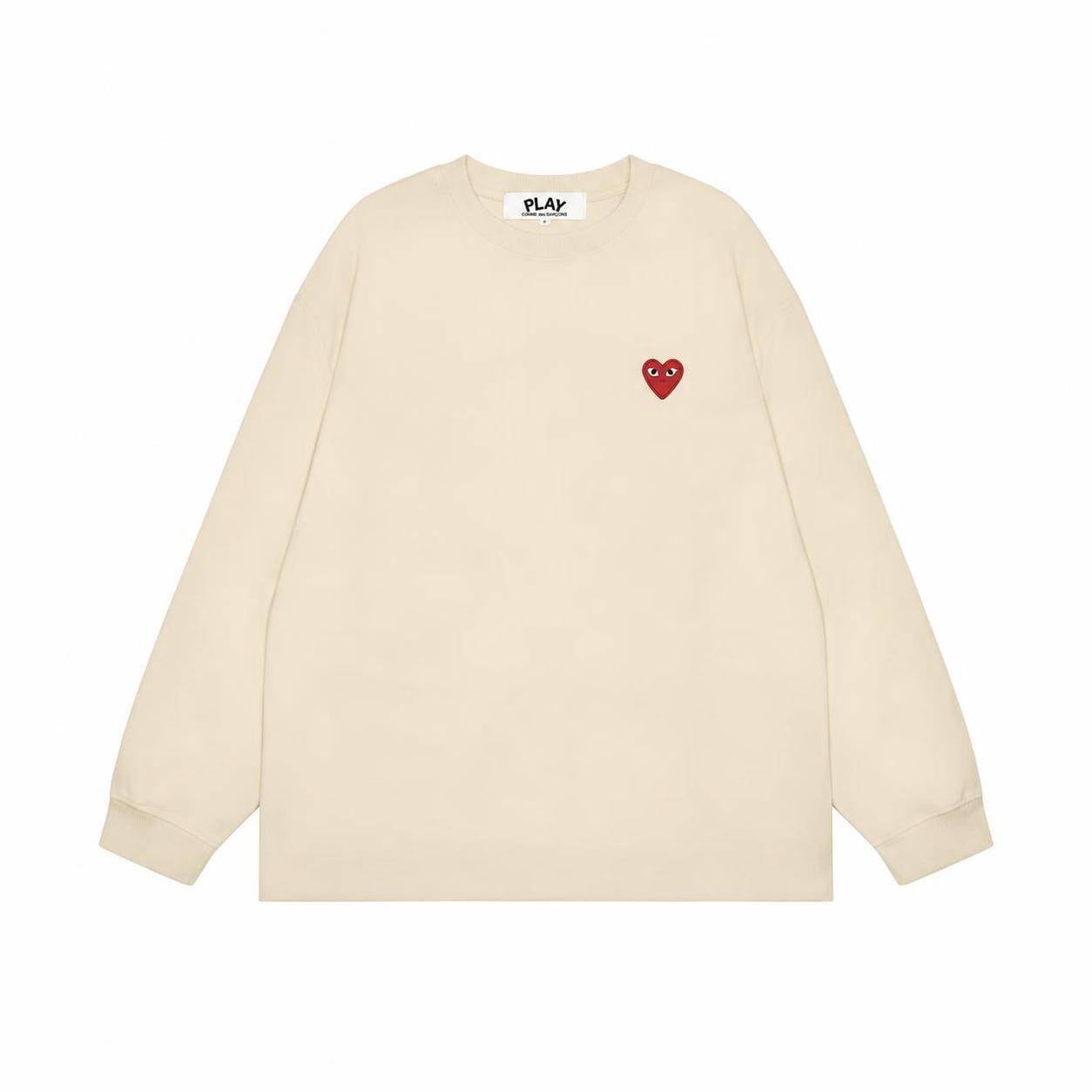 プレイ コムデギャルソン PLAY COMME des GARCONS マルチハートプリント cdg 長袖 Tシャツ メンズ レディース 長袖 柔らかい肌触り クルーネック 長袖 ロゴプリント カットソー