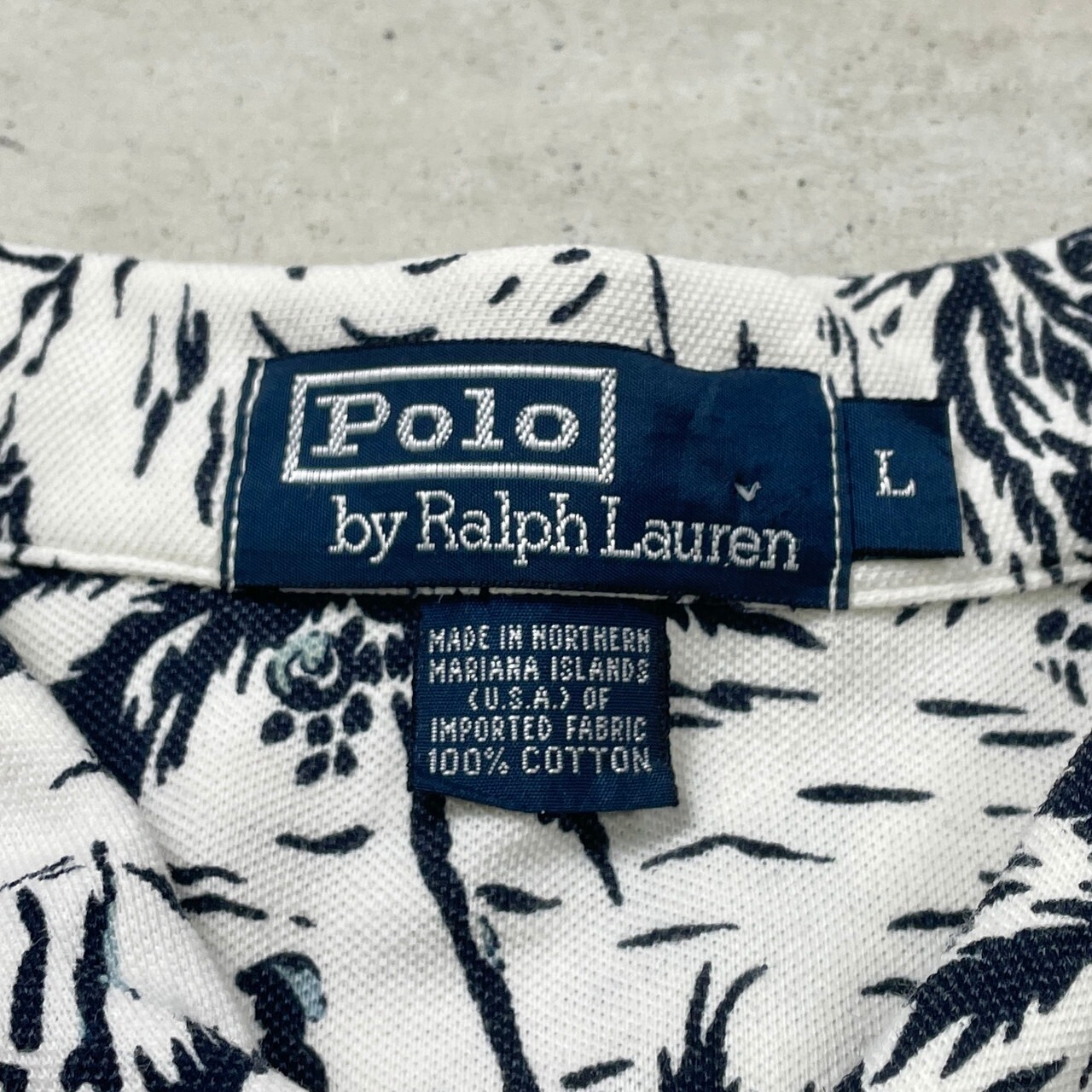 90年代 Polo by Ralph Lauren ポロバイラルフローレン ハワイアン柄 