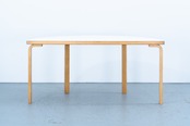 Alvar Aalto | Semicircular Table White Laminate