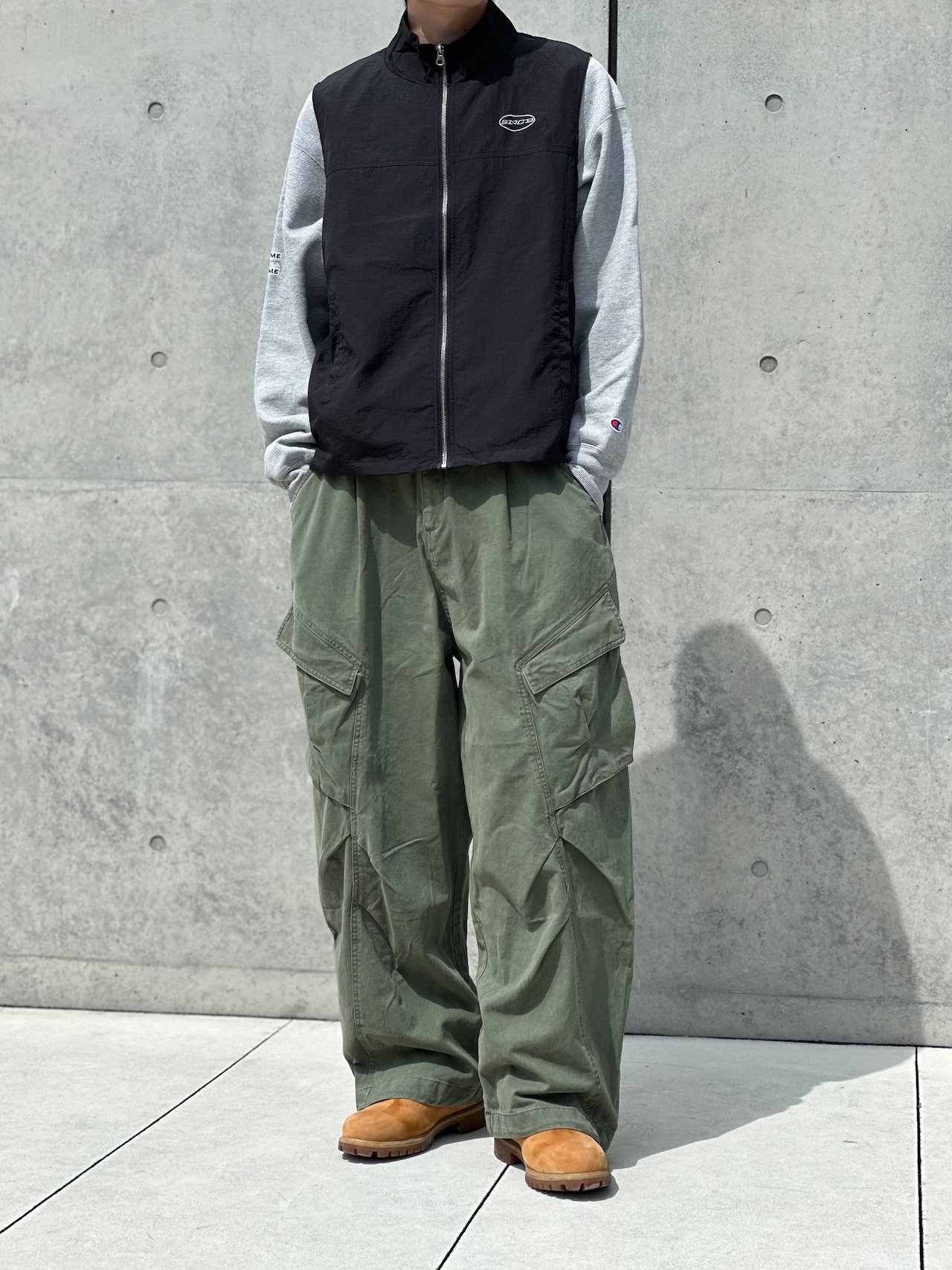 Drape Cargo Pants