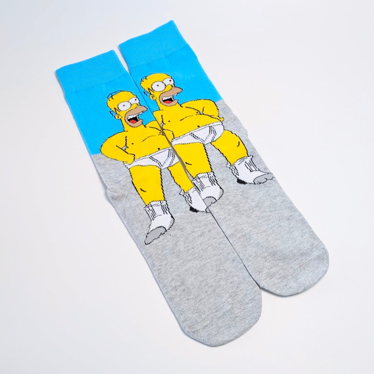 【 crew socks / クルーソックス 】『 The Simpsons / シンプソンズ / ホーマーパンイチ(笑)2 』 靴下 / ソックス〚アメリカン雑貨 アメトイ〛