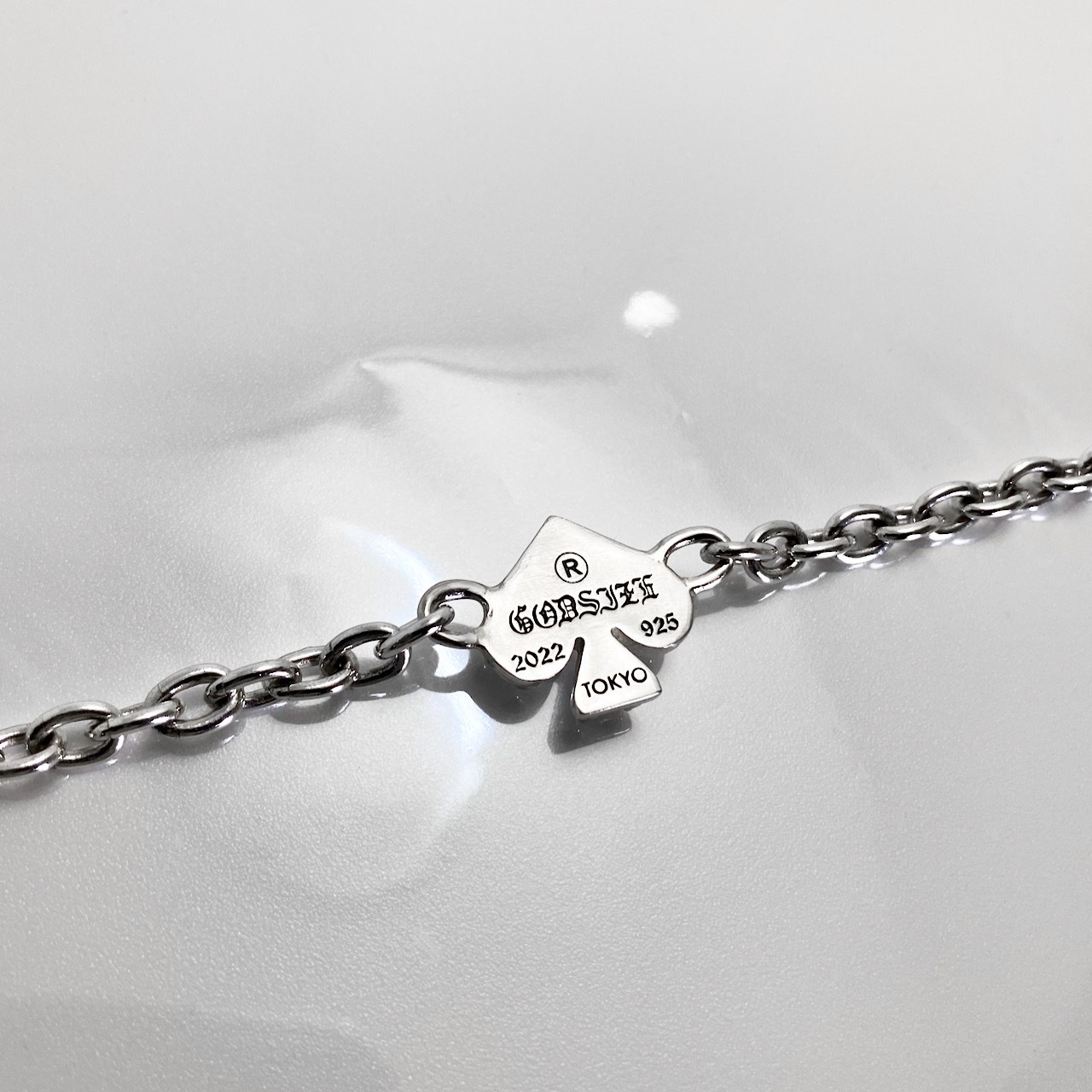 SPIKE:SPADE CHAIN BRACELET / スパイクスペードチェーンブレスレット