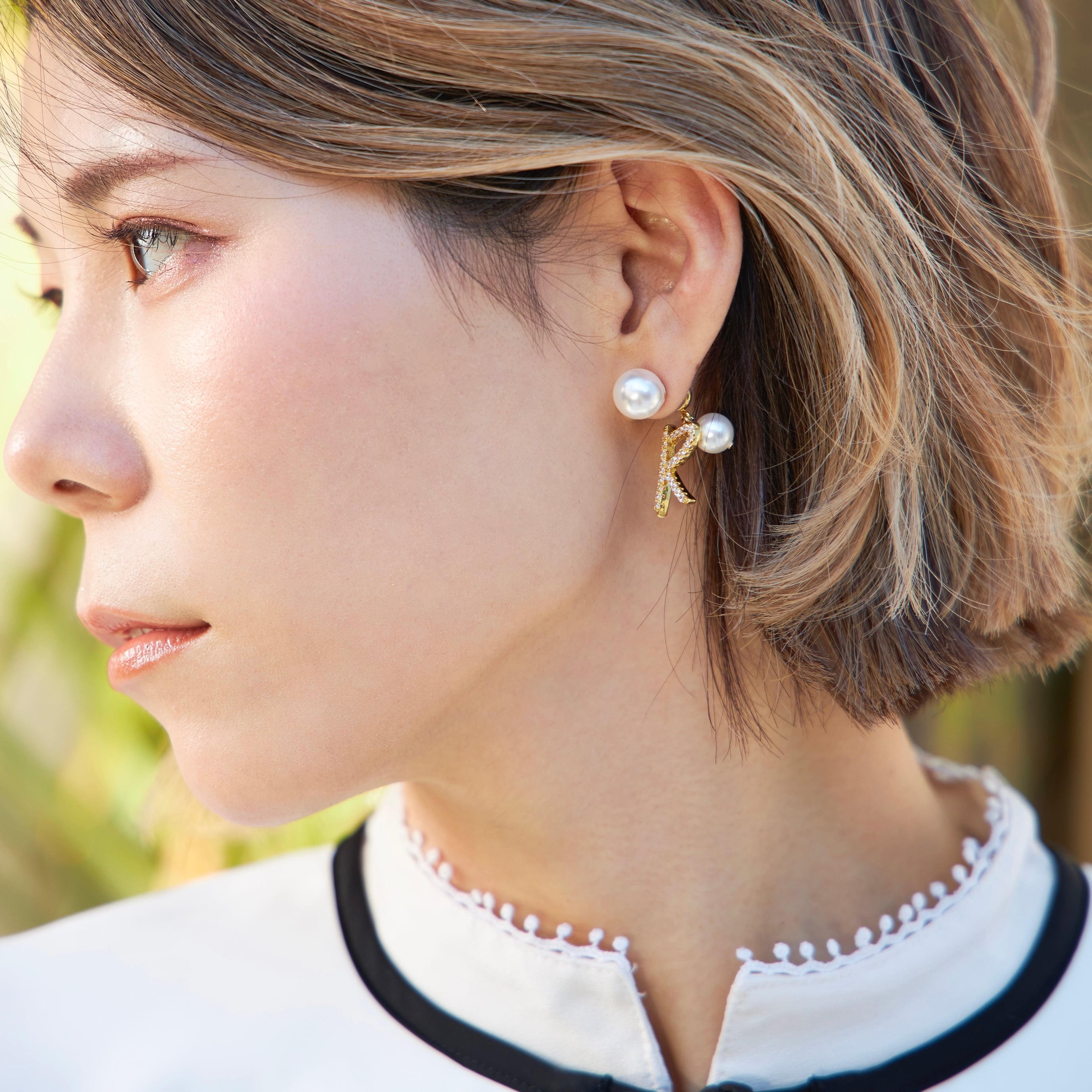 Mi-ka☆様ご確認用♡お名前ストラップ、ブレスレット、ピアス Letter to me