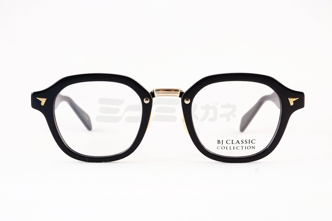 BJ CLASSIC PREM HEITUNI 鯖江製 チタン眼鏡 BJ CLASSIC メガネ COM-577N C-1-1 ヘキサゴン チタン クラシカル