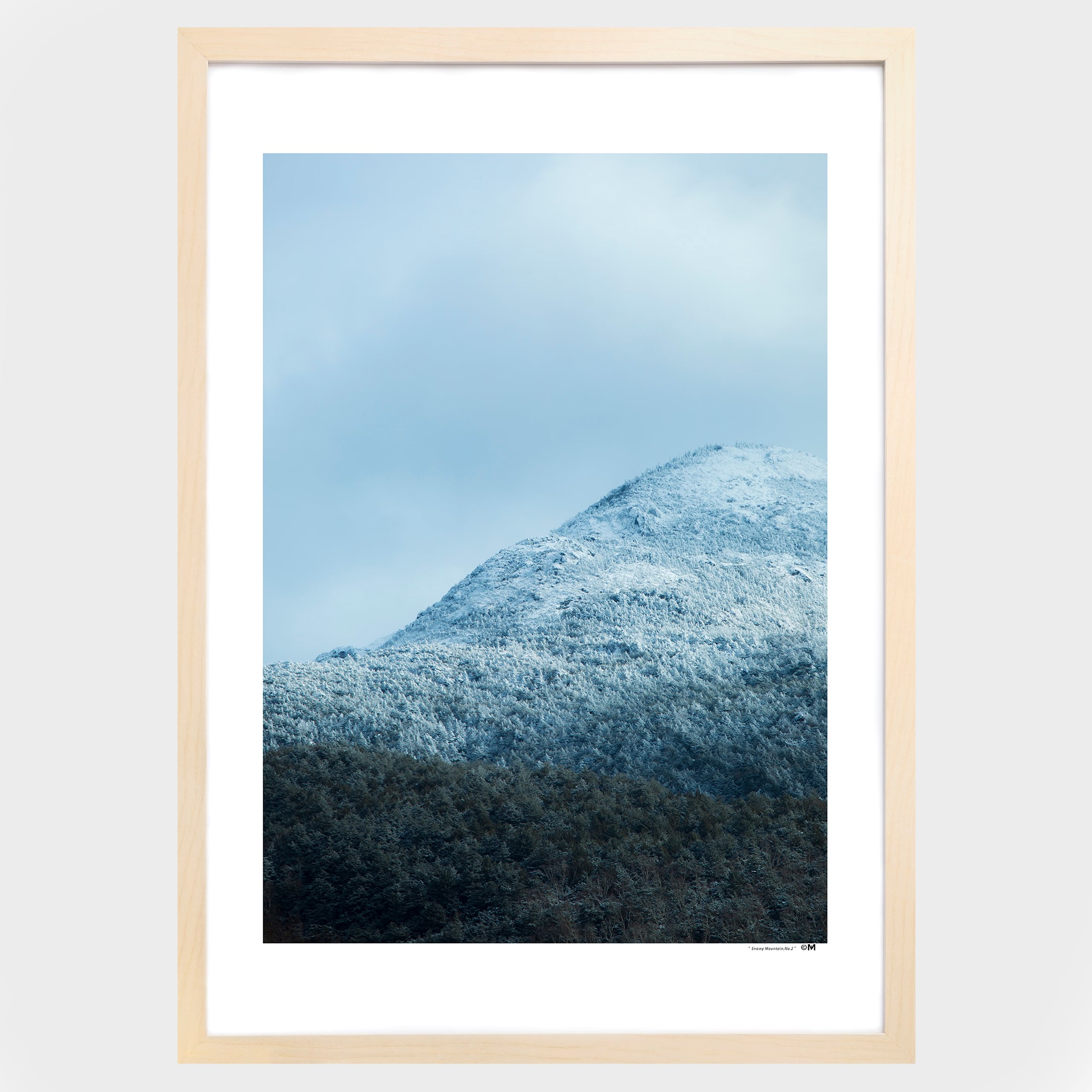 Snowy Mountain,No.2 ] | おしゃれなアートポスターはここ！ULMUS