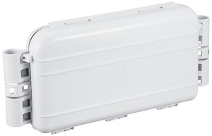 【数量限り】TRUSCO(トラスコ) WEEGO こまわりくん 兼用ハンドル取付収納ケース ホワイト WP-HC-W × 10 【ケース販売】