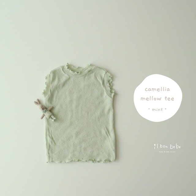 【即納】camellia mellow tee・mint・