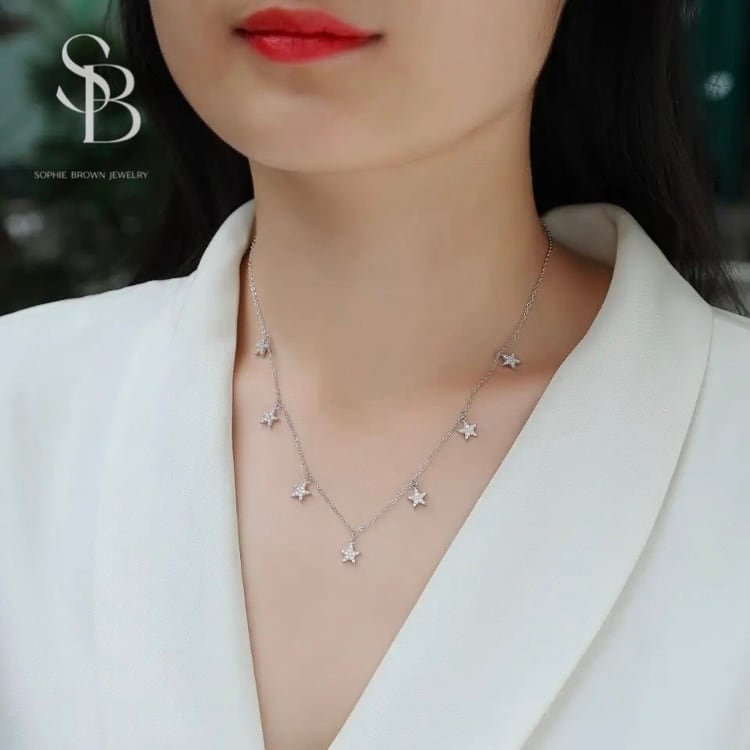 最高級✨モアッサナイトネックレス ゴージャス