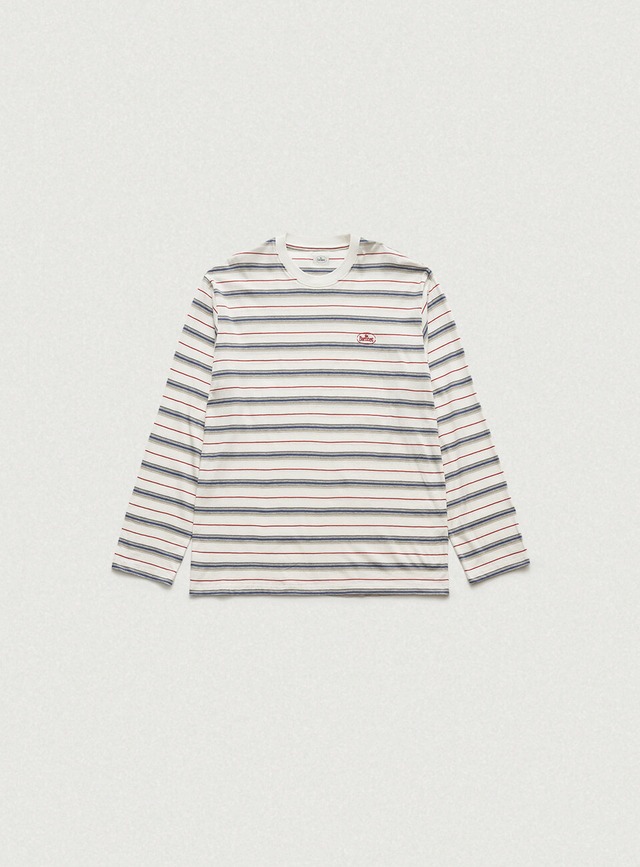 [The Barnnet] Lang Stripe Overfit T-shirt_Ivory 正規品 韓国ブランド 韓国通販 韓国代行 韓国ファッション ザ バーネット ザバーネット 日本 店舗