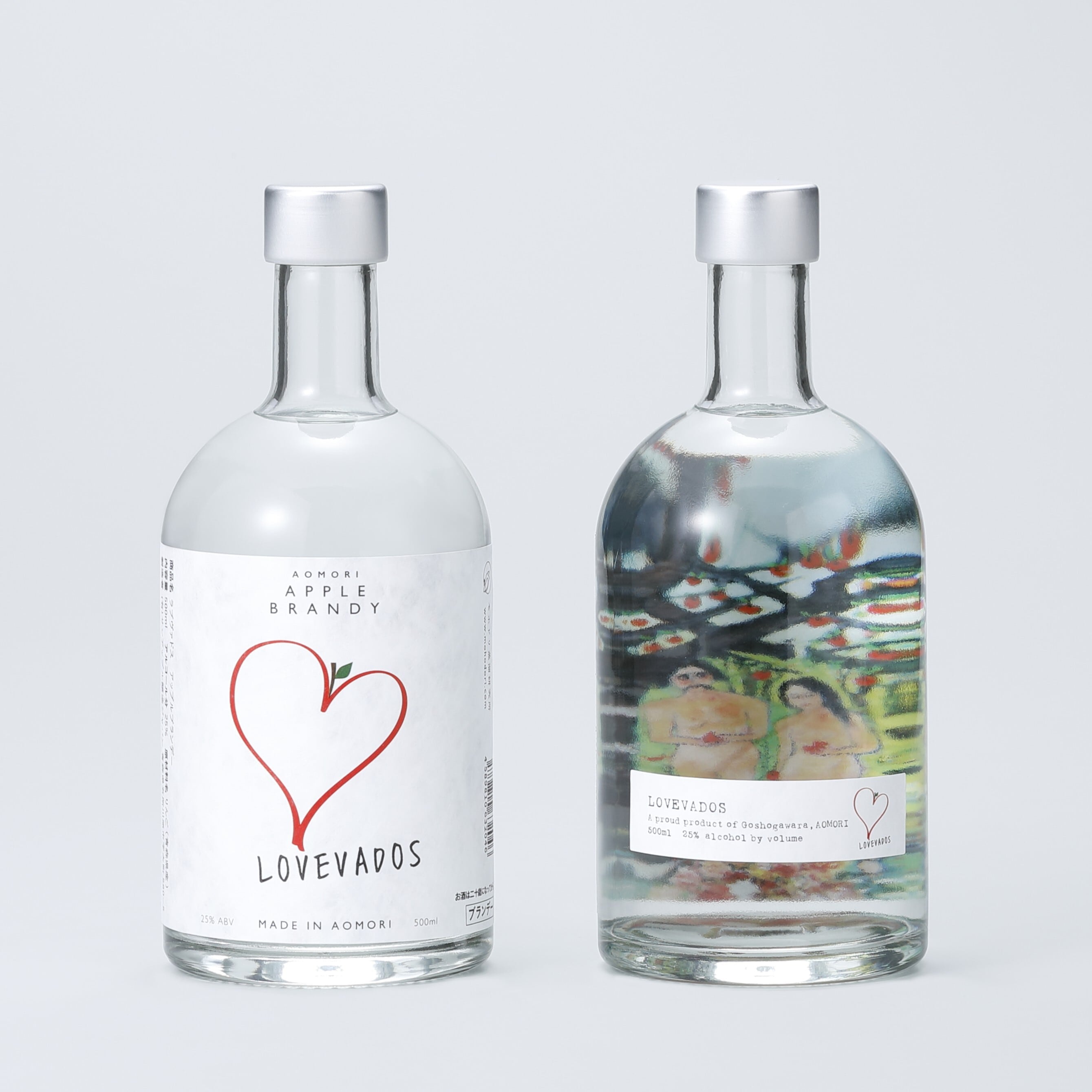 化粧箱入】LOVEVADOS アップルブランデー500mL 25度 | モホドリ蒸溜研究所