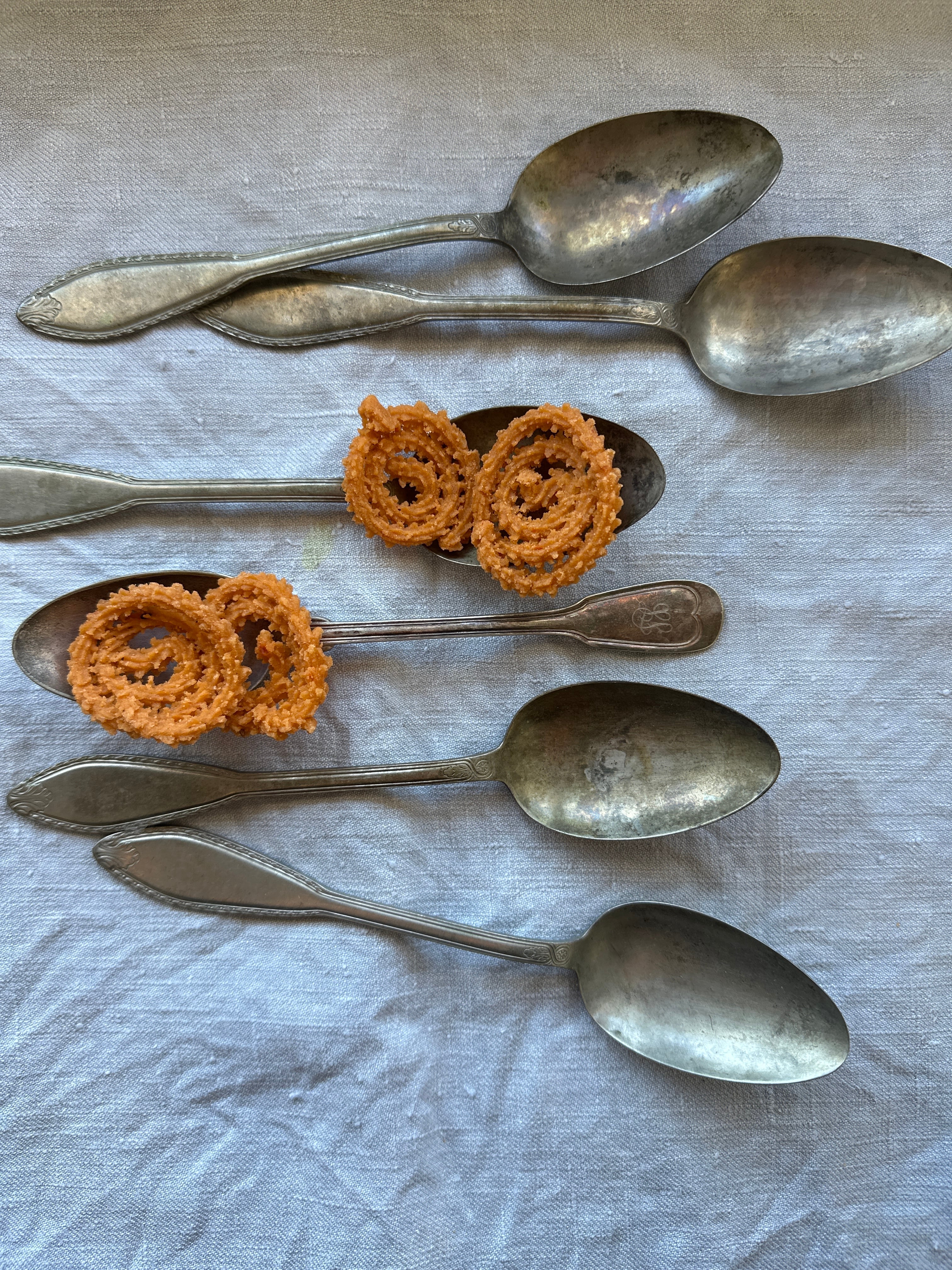 Vintage England silver spoons