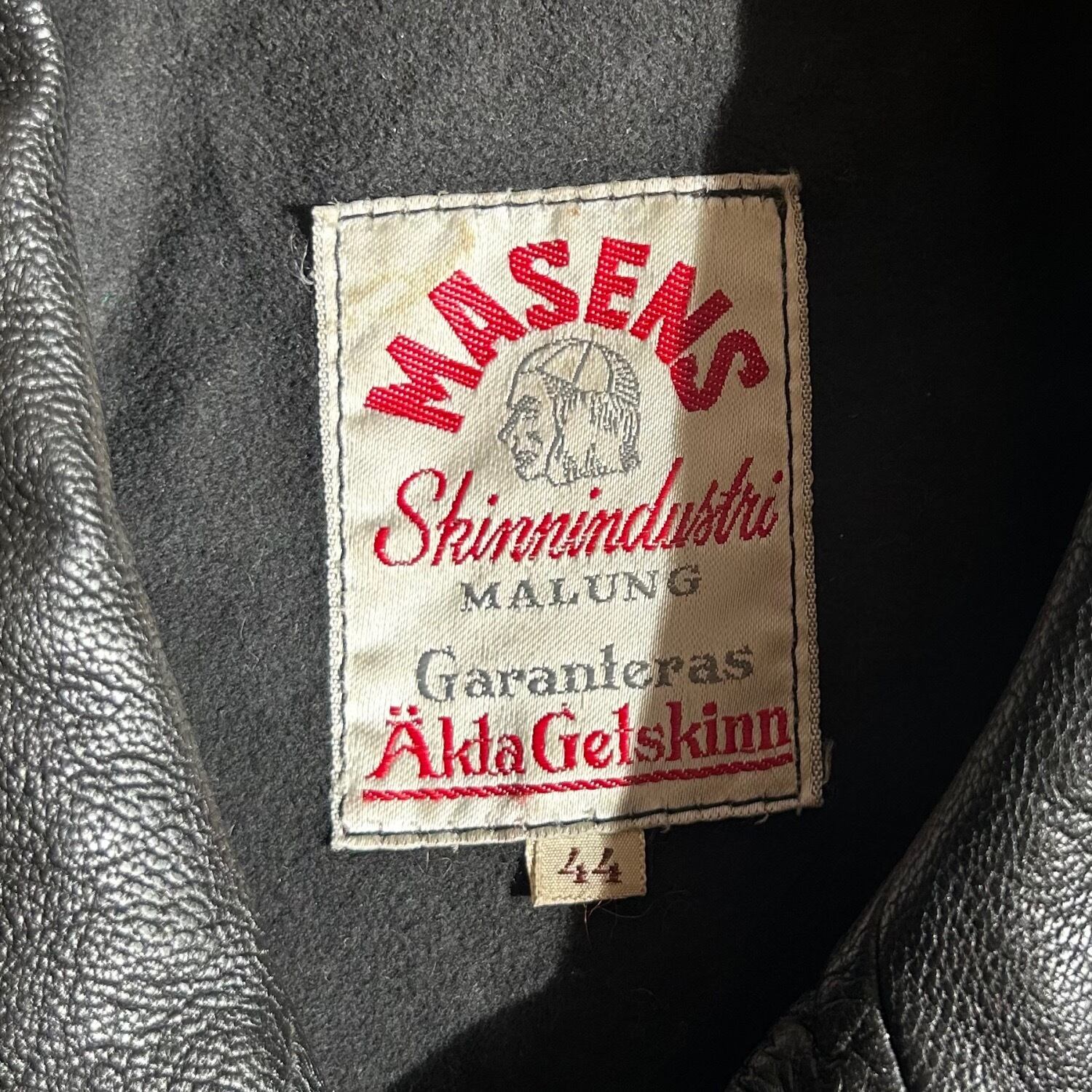 スウェーデン Akta Getskinn レザージャケット 50's Sweden [C2385