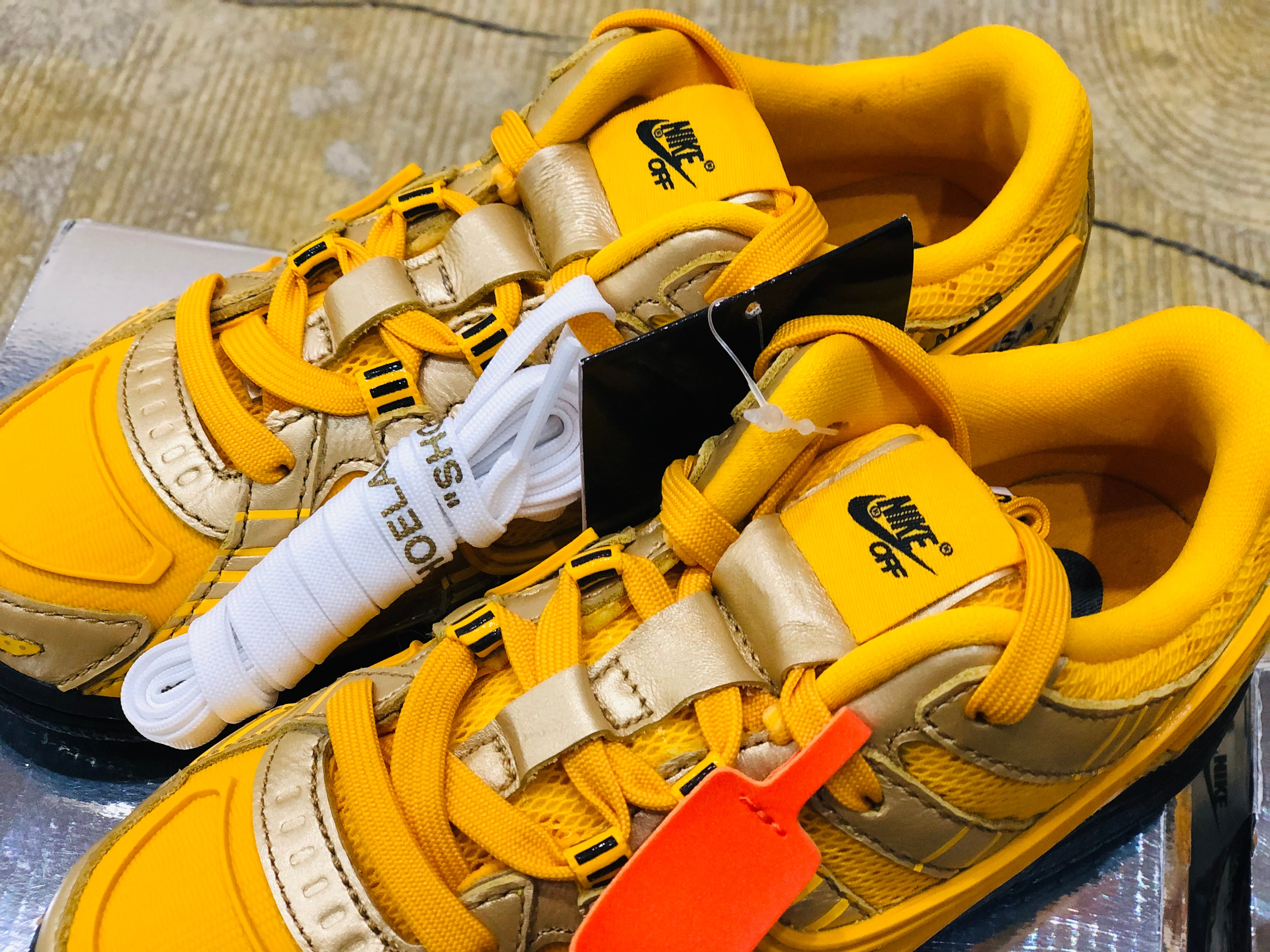 OFF-WHITE×NIKE AIR RUBBER DUNK PS 