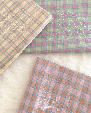 【即納】シロップチェック 防水生地