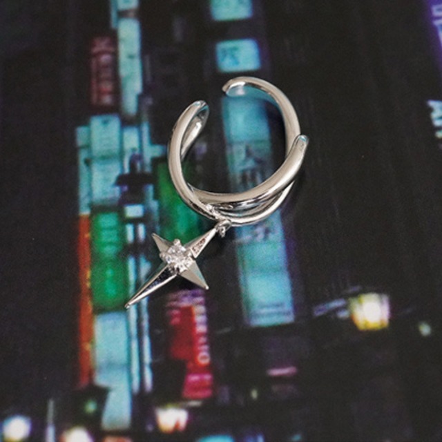 star charm ear cuff　スターチャームイヤーカフ　J1444