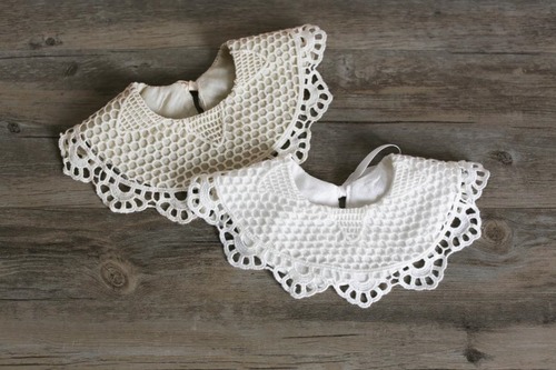 【即納】丸襟レーススタイ♡