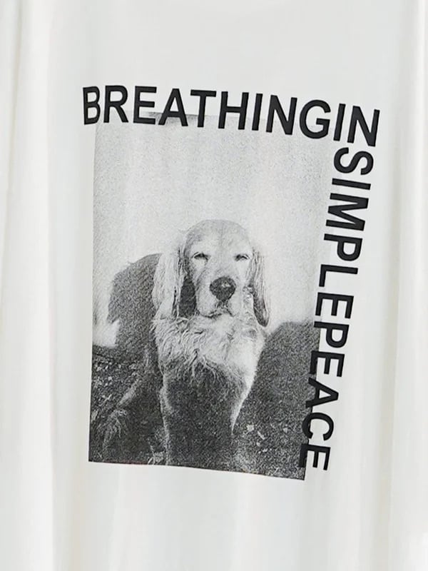 【CHIGNON】アニマルフォト”DOG”Tee 8461-100KK