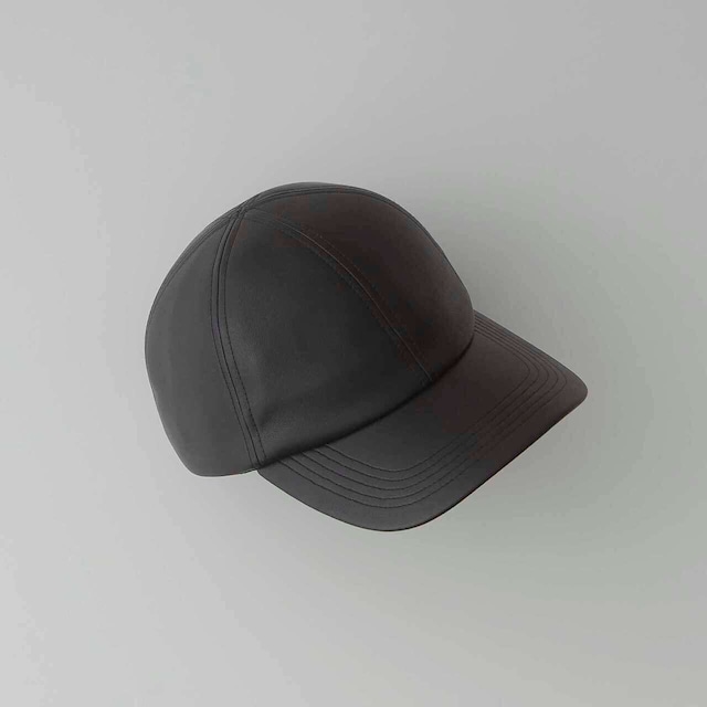 CURLY&Co.　カーリーアンドコー　SYNTHETIC LEATHER 6P CAP　234-54112