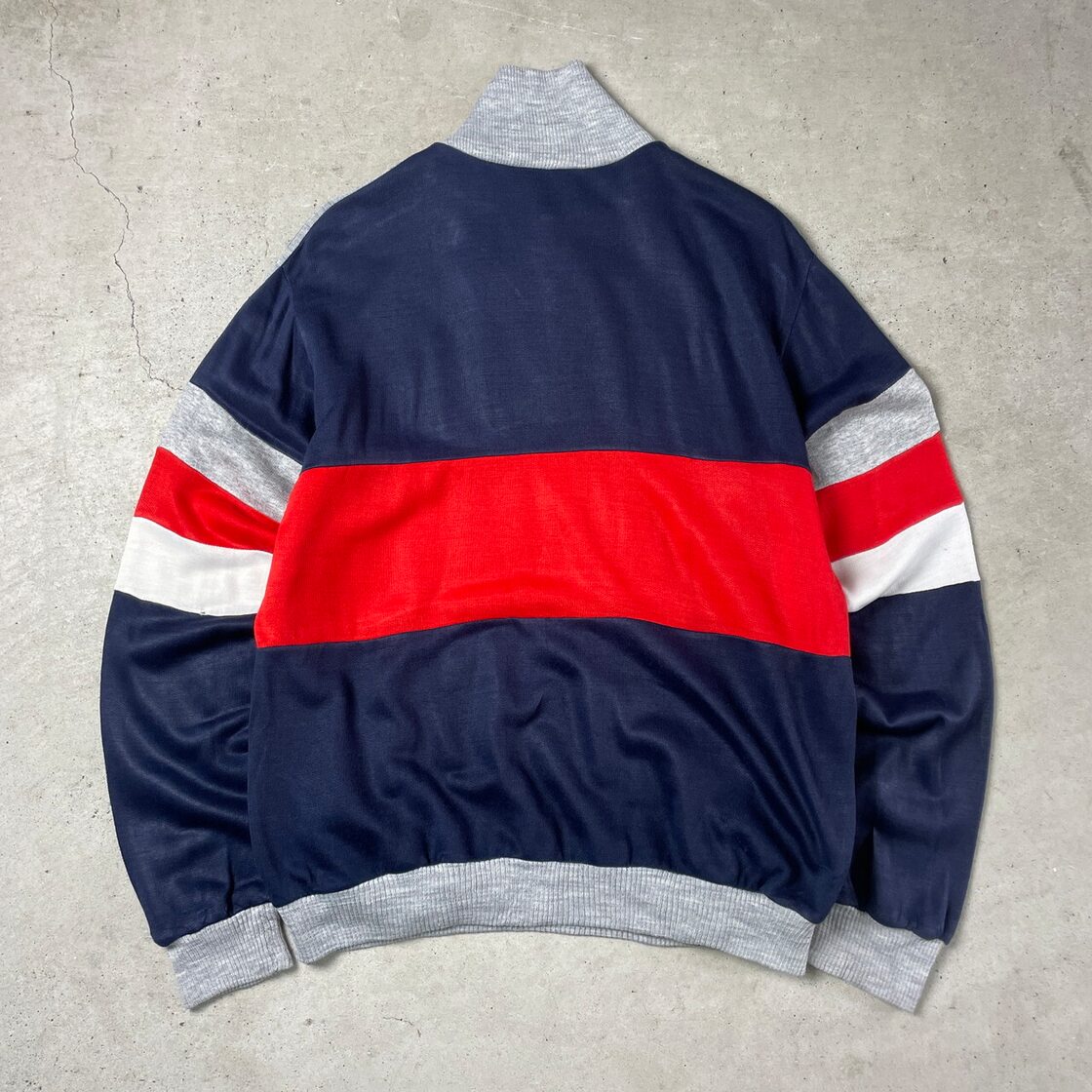 70〜80年代 フランス製 VENTEX社製 adidas アディダス ショールカラー 