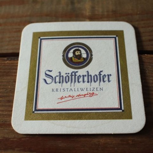 ヴィンテージ ビールの厚紙コースター35 Schöfferfer 