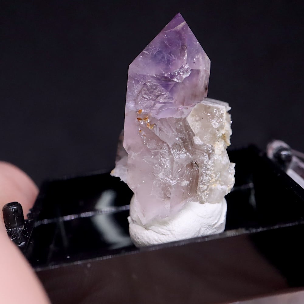 紫水晶 アメジストセプター 紫水晶 ケース 5.9g AMT245 鉱物 天然石 原石