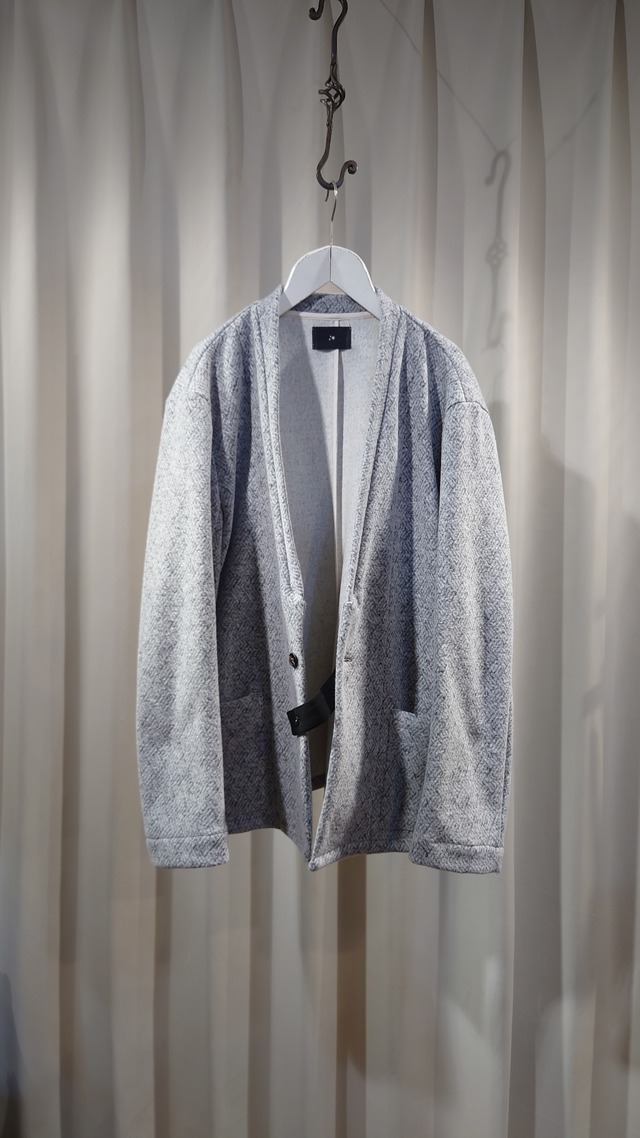 Garage.U.W Exclusive Reciprocity WOOL MELTON JACQUARD NC JACKET