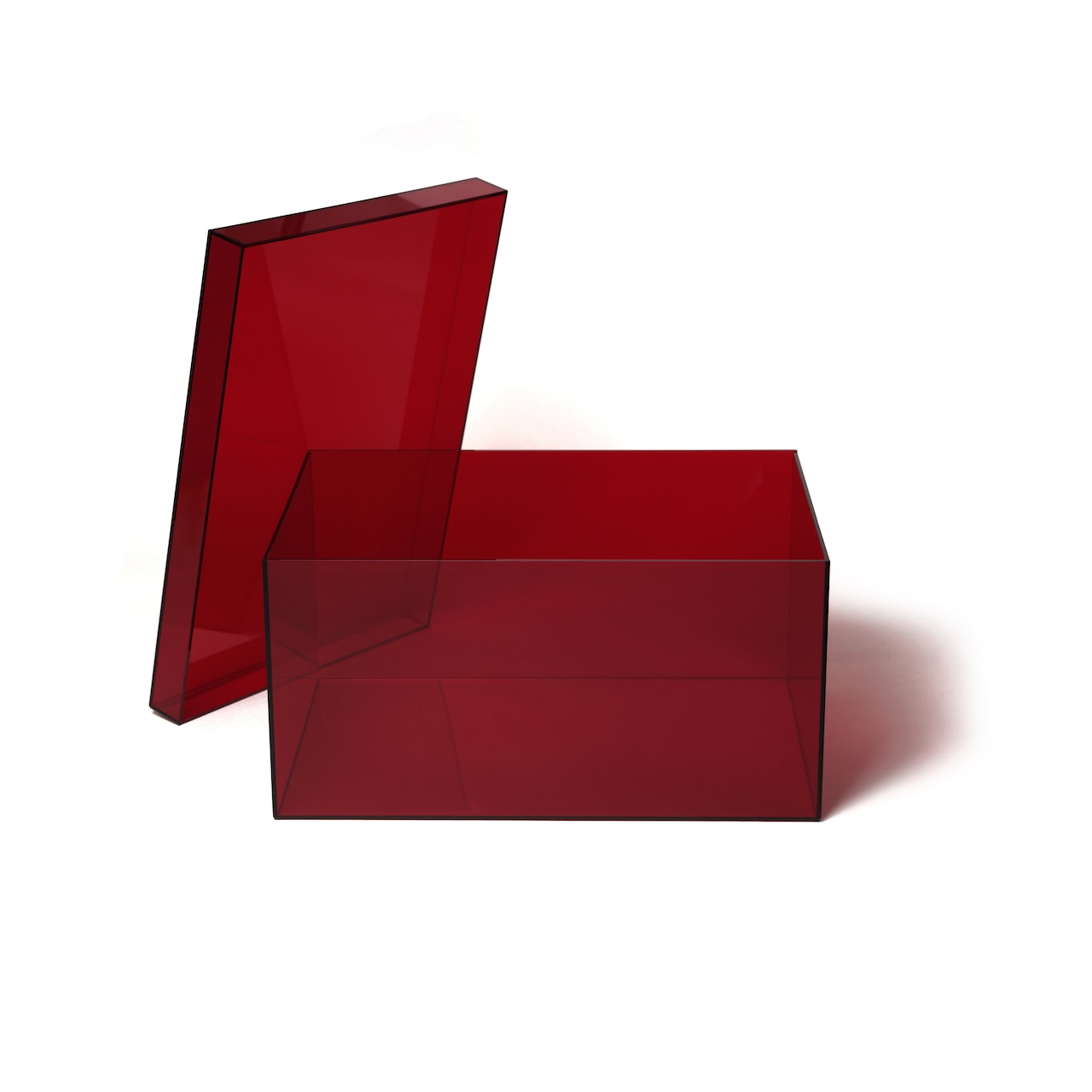 MULTI USE COLORED ACRYL BOX -RED | カラーアクリルボックス