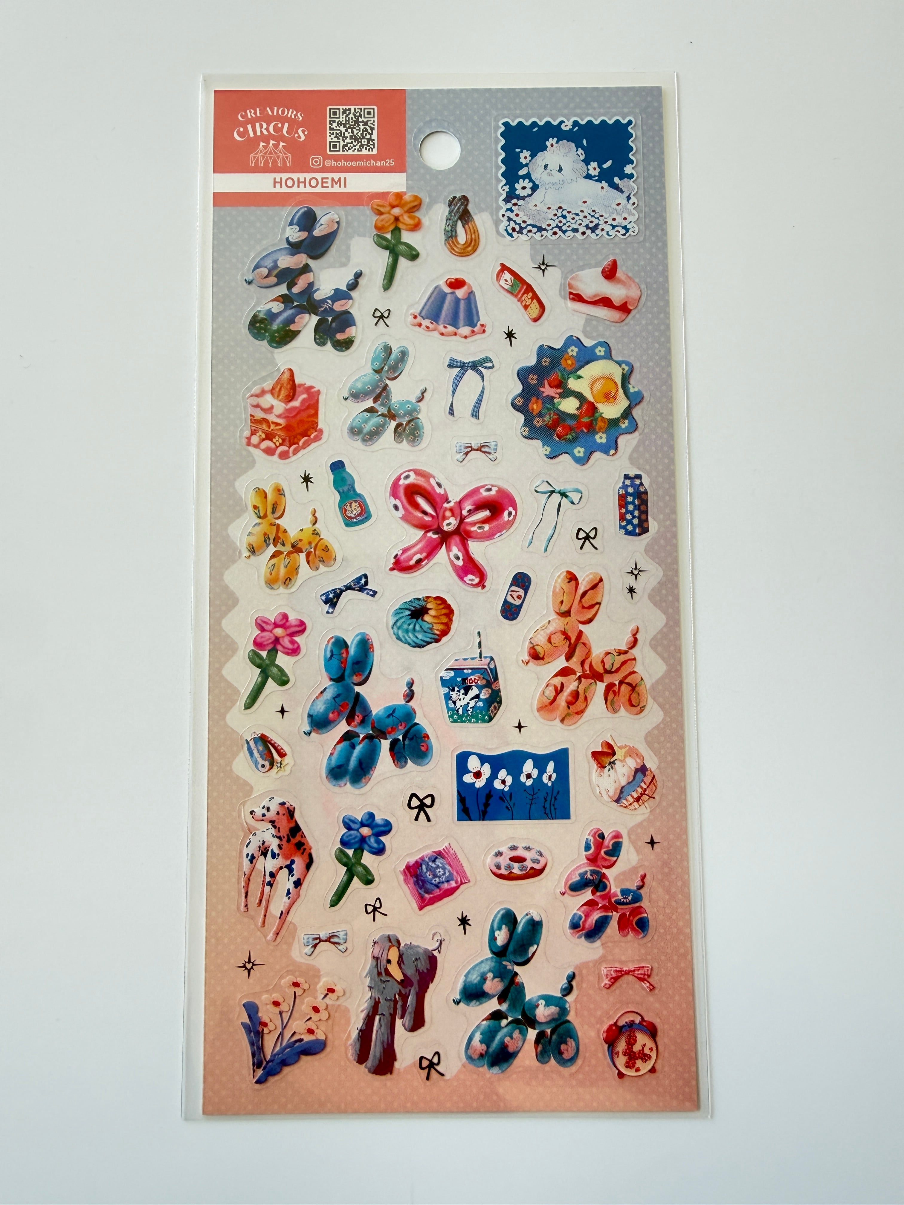 CREATORS CIRCUS 透明シール hohoemi